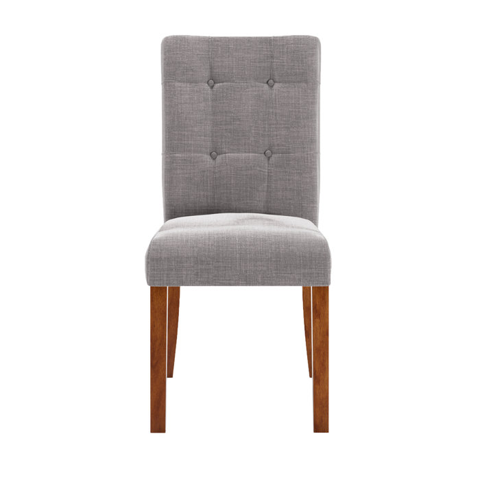 Andover Mills™ Mitzi Tufted Linen Solid Back Side Chair & Reviews Wayfair